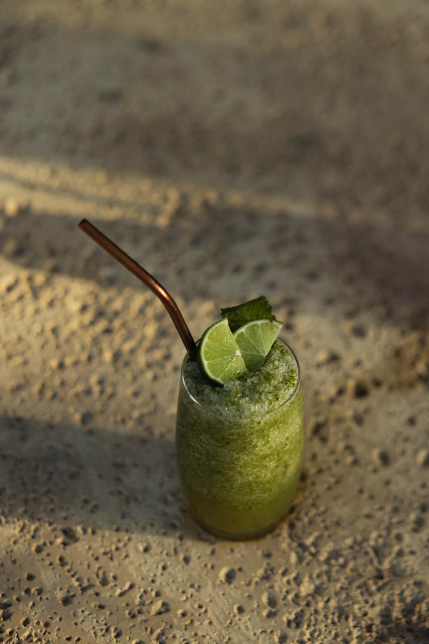 Mint green lemonade