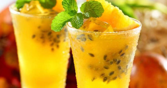Passion fruit lemonade