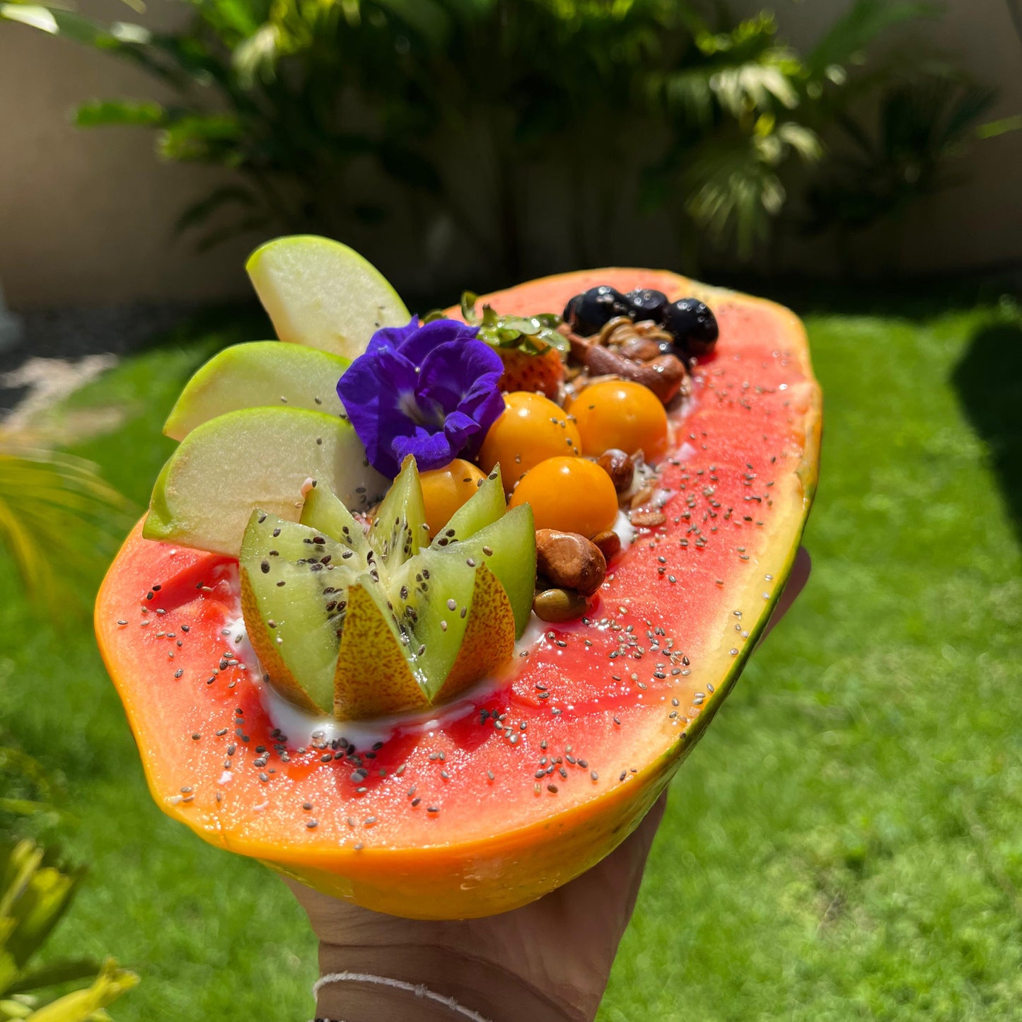 Papaya bowl